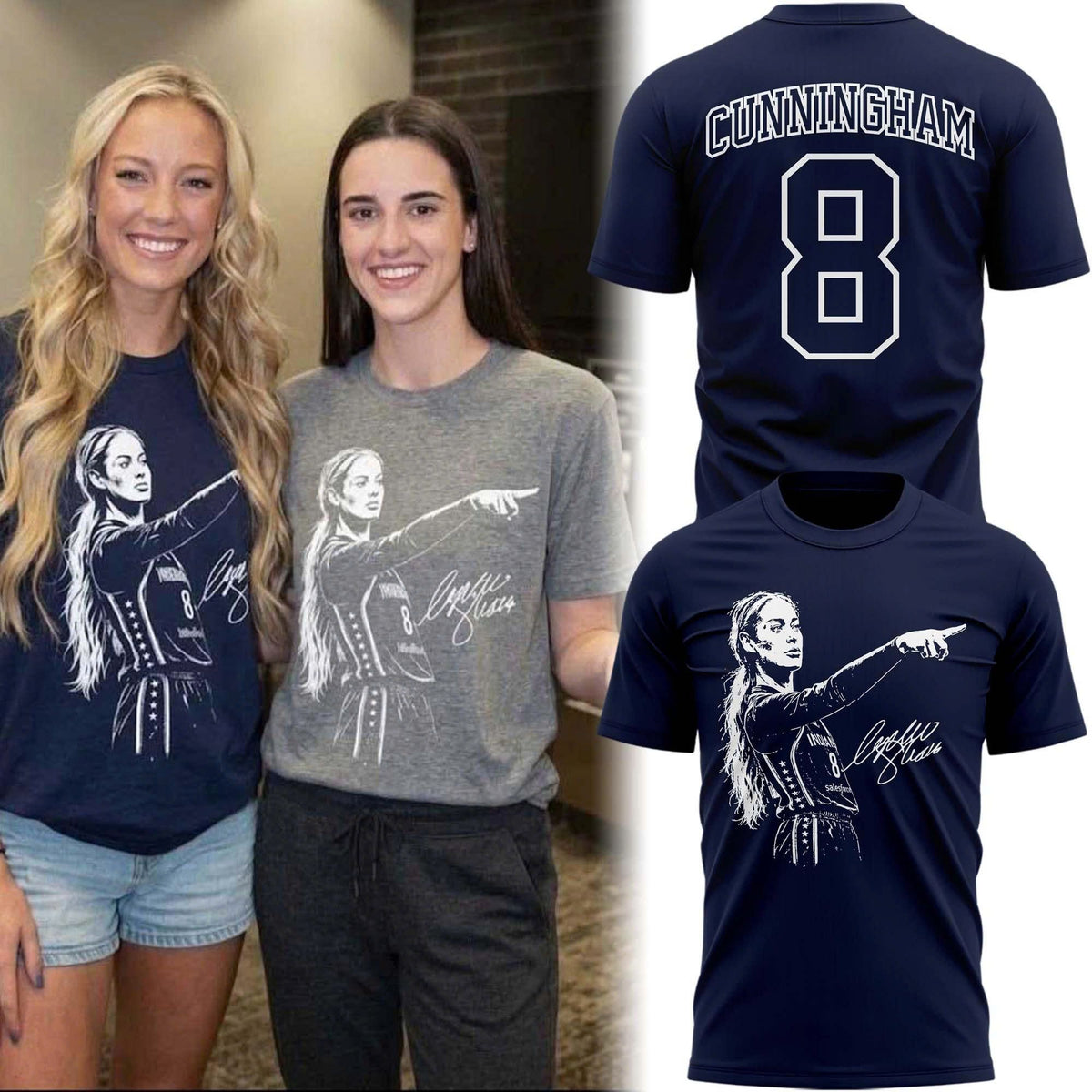 Sophie Cunningham Navy T-Shirt