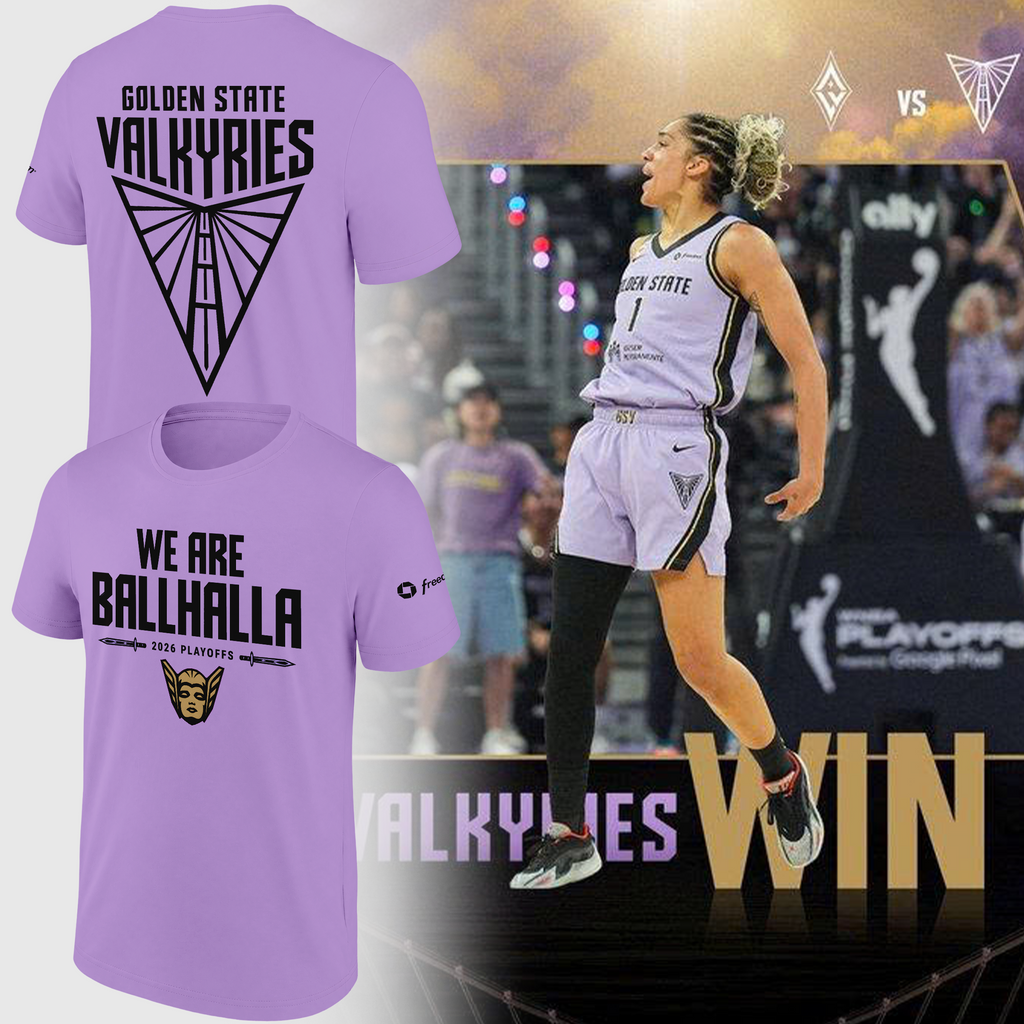 Limited Edition 2026 T-Shirt “WE ARE BALLHALLA” Golden State Valkyries