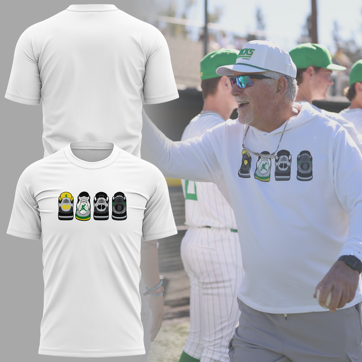 1.Limited Edition Oregon Ducks Sneakers T-Shirts 2026