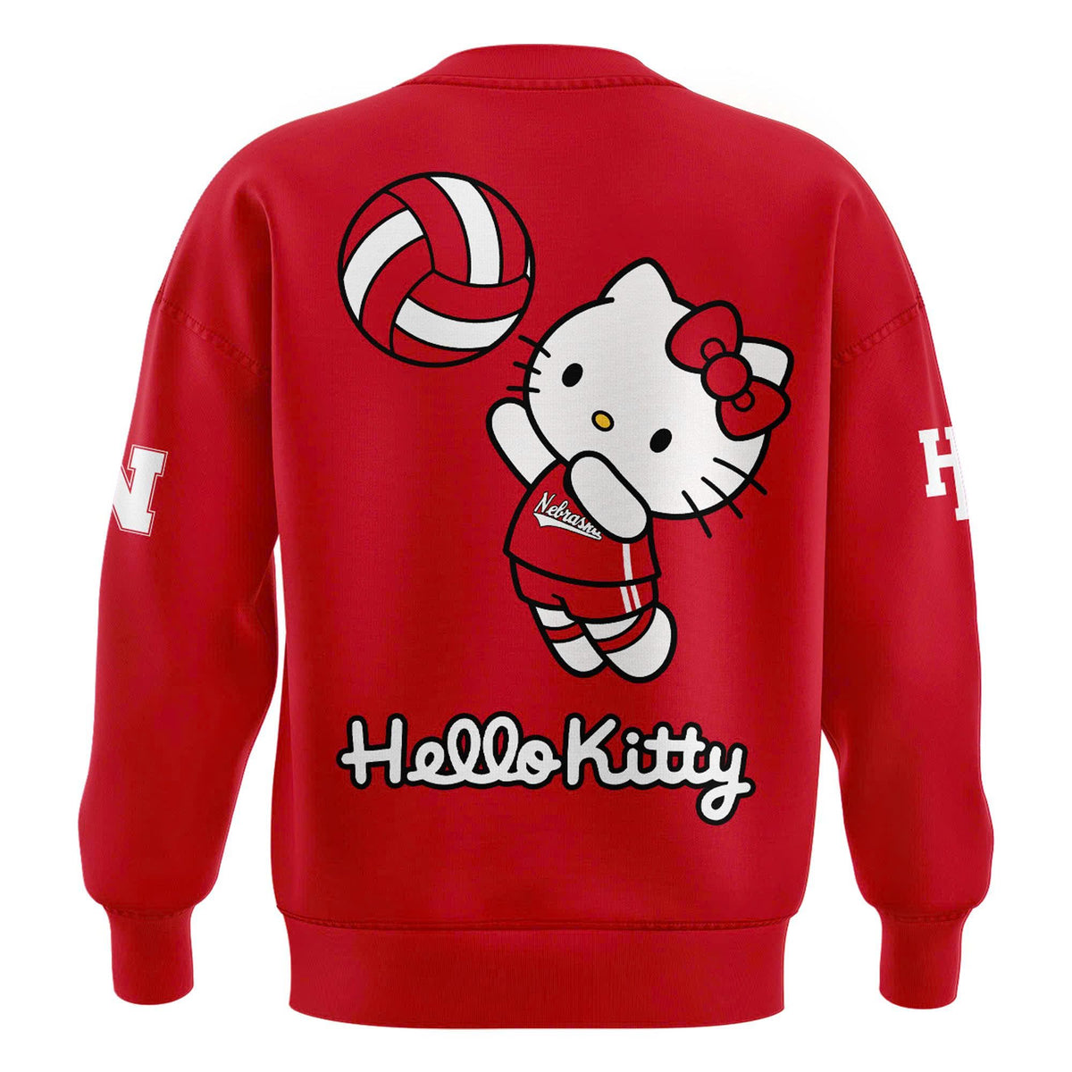 New Sweatshirt Nebraska Volleyball x Hello Kitty