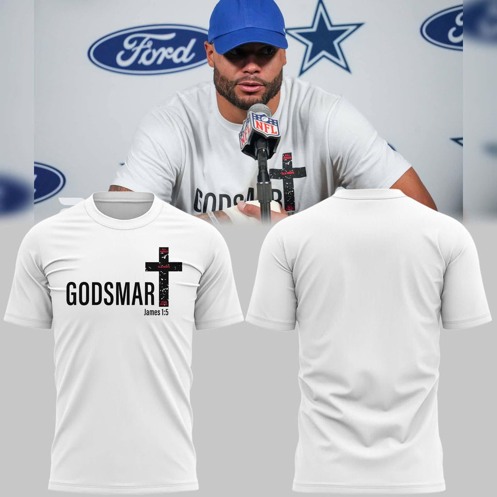 Dallas Cowboys Dak Prescott Godsmart James 1 5 Tee