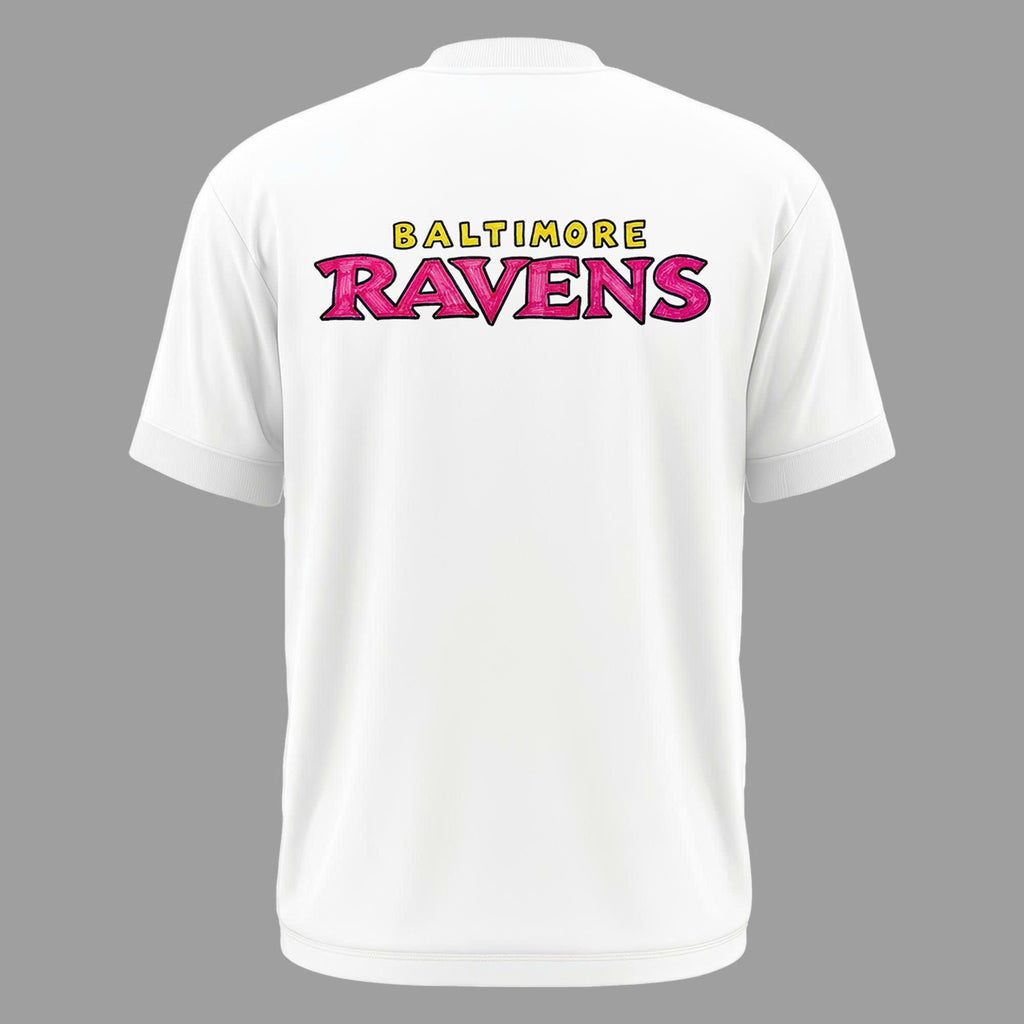 Baltimore Ravens 2026 Crucial Catch Young Heroes Fighting Cancer T-Shirt