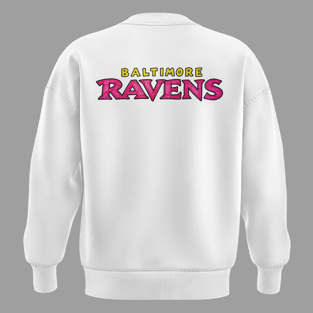 Baltimore Ravens 2026 Crucial Catch Young Heroes Fighting Cancer Sweatshirt