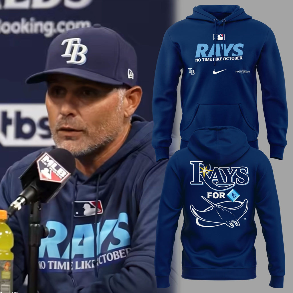 03. New Hoodie Tampa Bay Rays - No Time Like October - Rays Up 2026 Hoodie