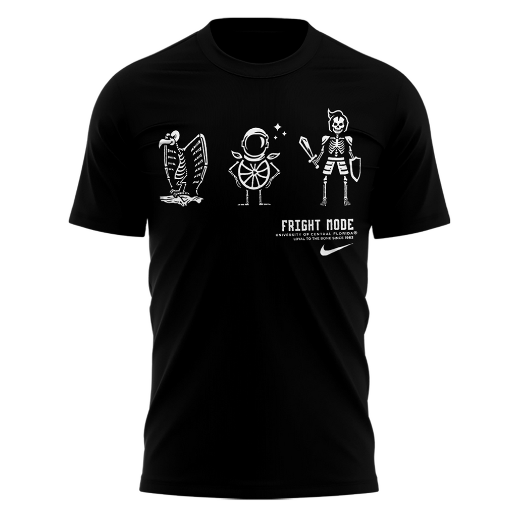 Limited Edition UCF Knights Fright Mode Legend Black Tshirt