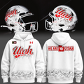 Exclusive 2026 Hoodie Ice Cold "𝐖𝐇𝐈𝐓𝐄 𝐎𝐔𝐓" Utah Utes football