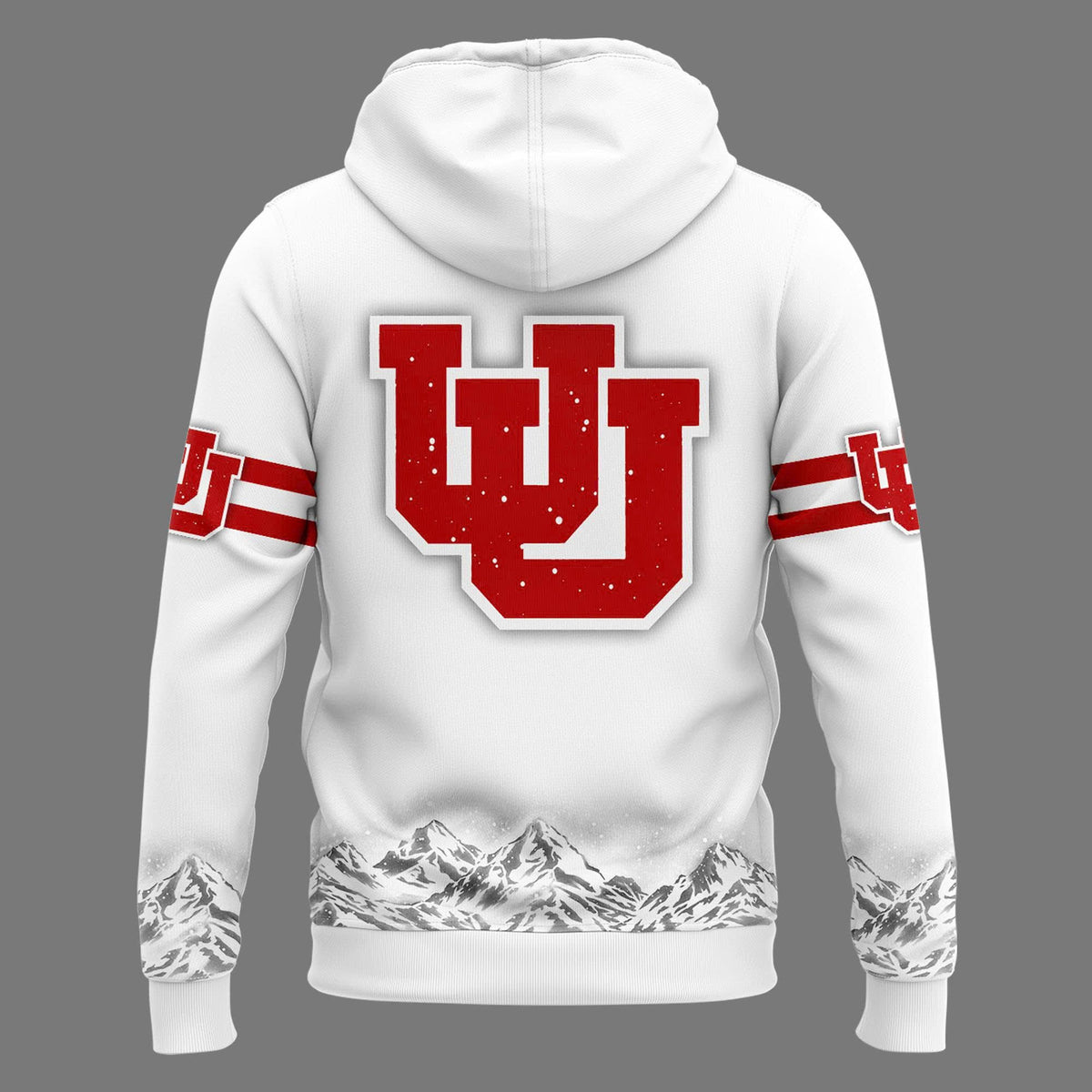 Exclusive Hoodie Ice Cold "𝐖𝐇𝐈𝐓𝐄 𝐎𝐔𝐓" Utah Utes football.