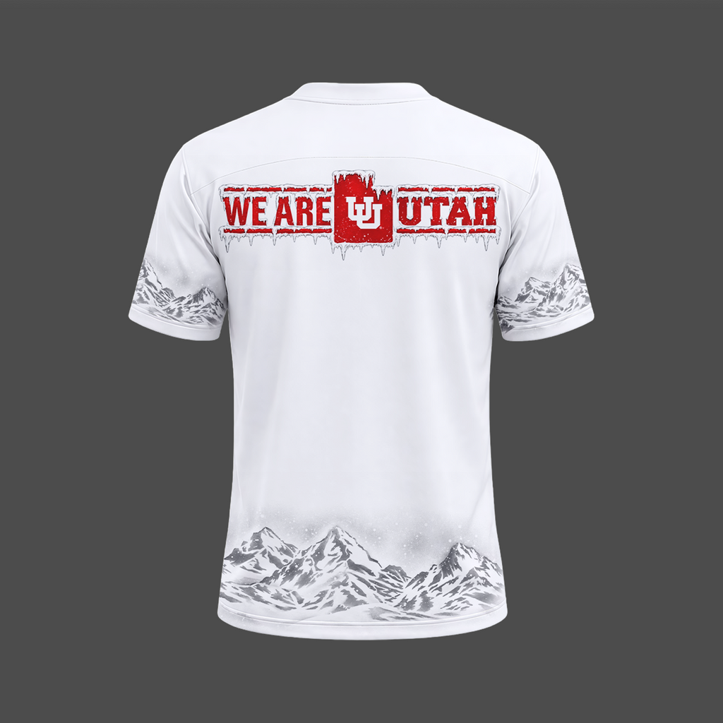 Exclusive 2026 Jersey Ice Cold "𝐖𝐇𝐈𝐓𝐄 𝐎𝐔𝐓" Utah Utes football