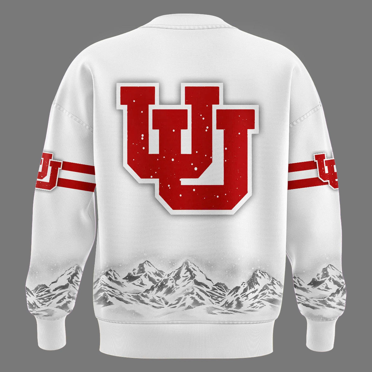 Exclusive Sweatshirt Ice Cold "𝐖𝐇𝐈𝐓𝐄 𝐎𝐔𝐓" Utah Utes football