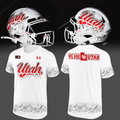 Exclusive T-Shirt Ice Cold "𝐖𝐇𝐈𝐓𝐄 𝐎𝐔𝐓" Utah Utes football