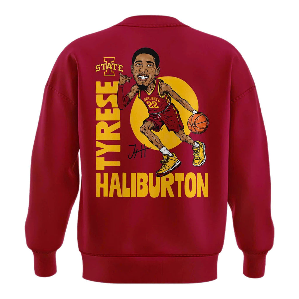 Special 2026 Tyrese Haliburton ISU Basketball Sweatshirt