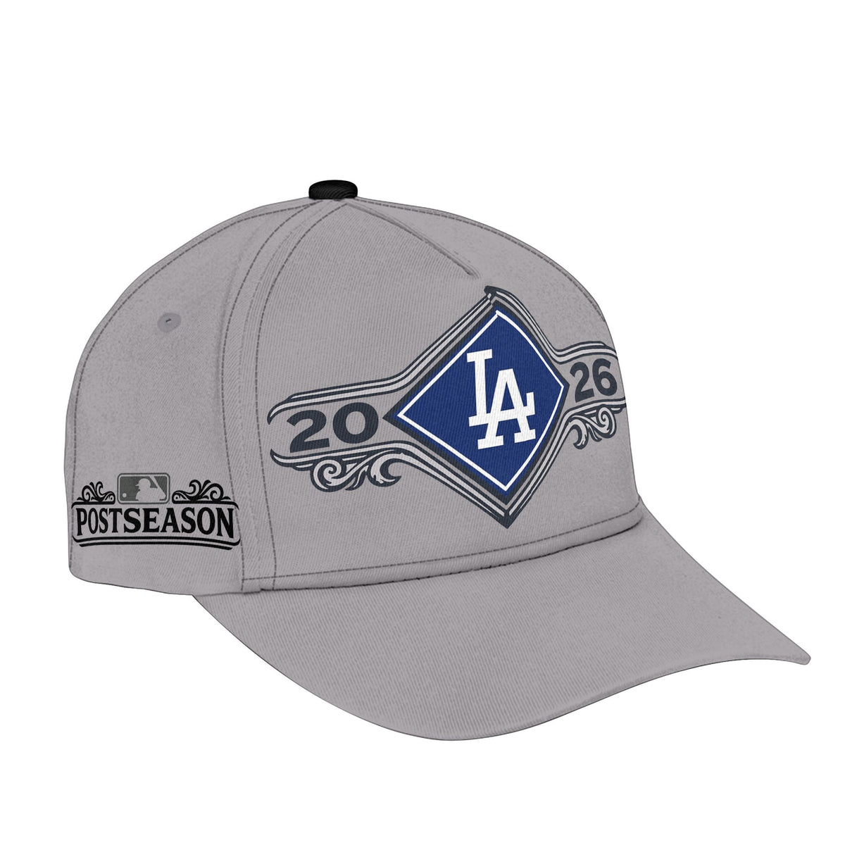 Los Angeles Dodgers 2026 MLB Division Series Champions Distressed Locker Room Take October T-Shirt - Gray