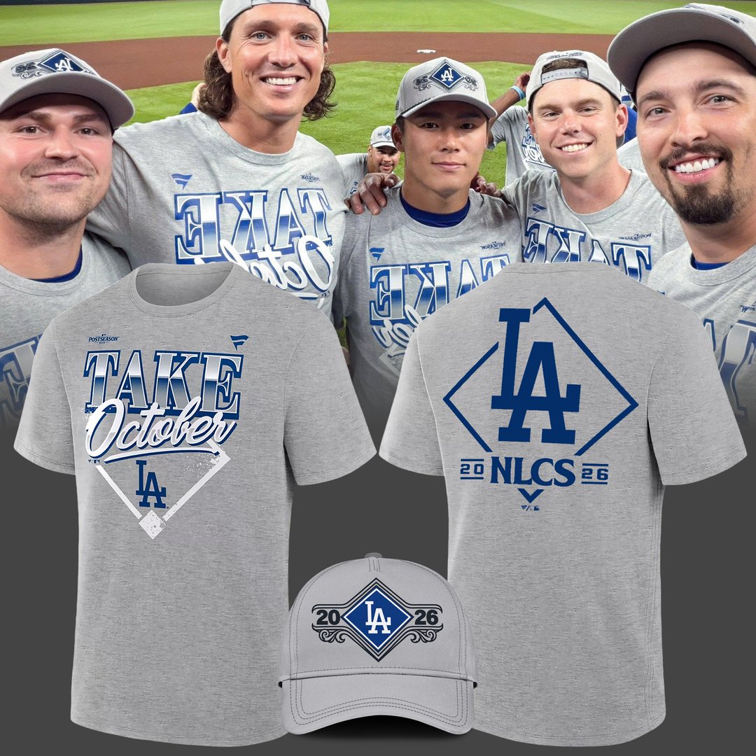 LA.Dodgers 2026 NLCS Bound Limited Locker Room "Take October" Shirt NN v3