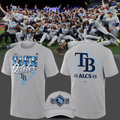 Tampa Bay Rays Gray 2026 MLB Division Series Champions Distressed Locker Room Take October T-Shirt