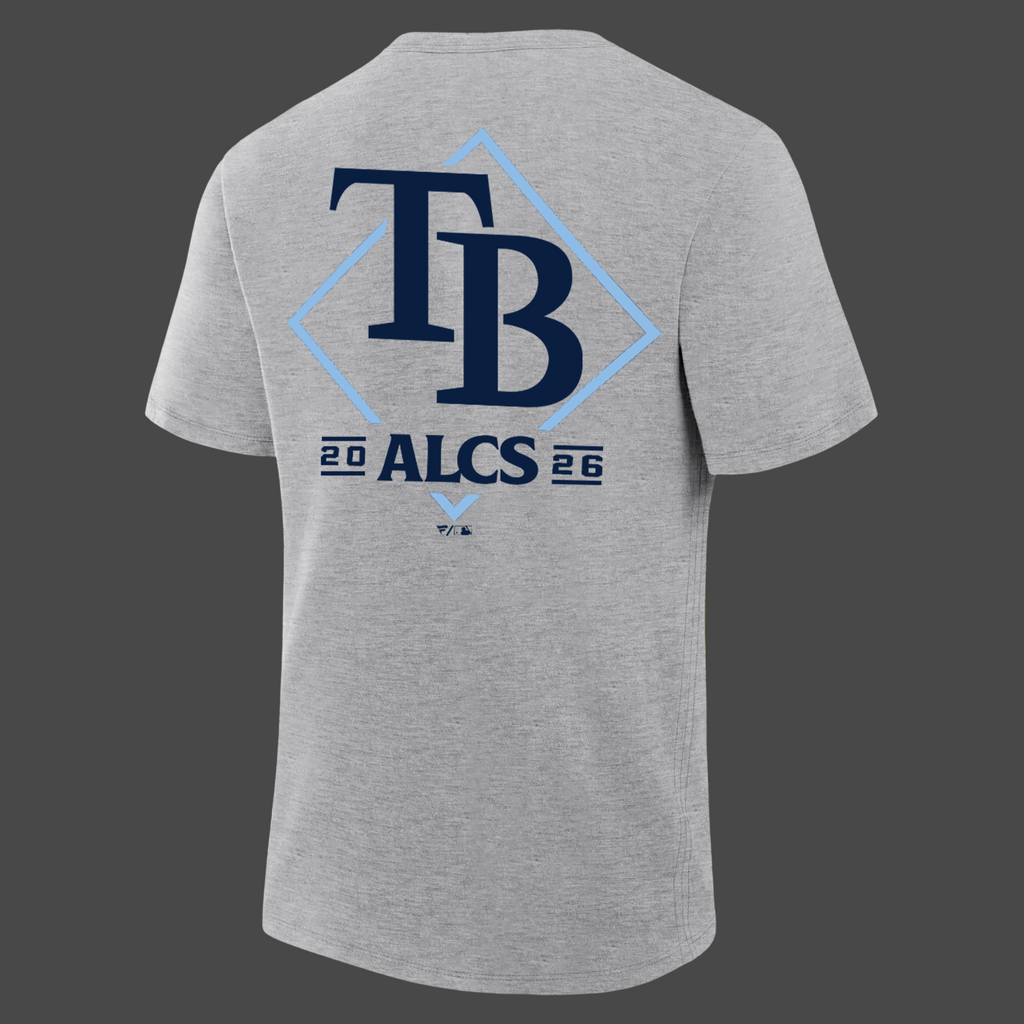 Tampa Bay Rays Gray 2026 MLB Division Series Champions Distressed Locker Room Take October T-Shirt