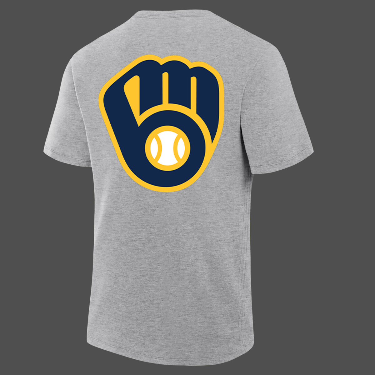 2.Milwaukee Brewers Gray 2026 MLB Division Series Champions Distressed Locker Room Take October T-Shirt