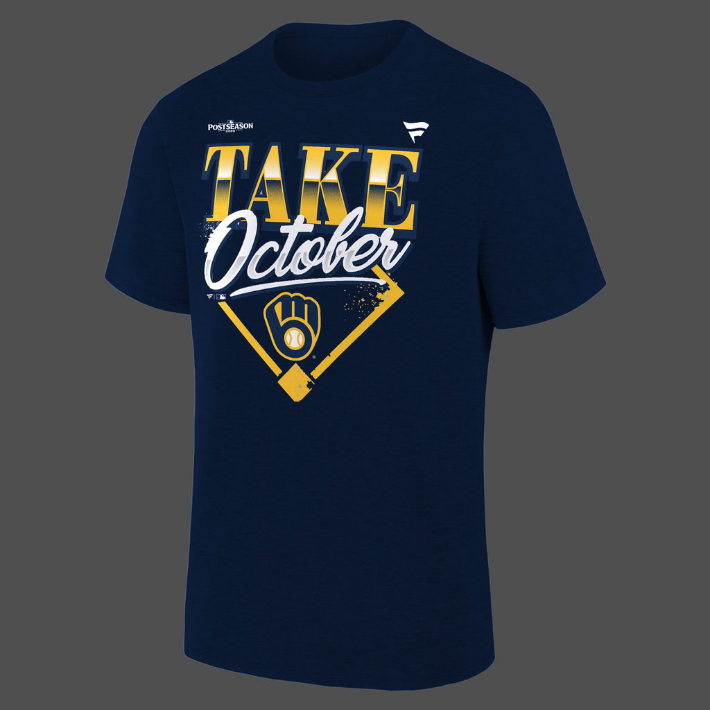 Milwaukee Brewers 2026 MLB Division Series Champions Distressed Locker Room Take October T-Shirt