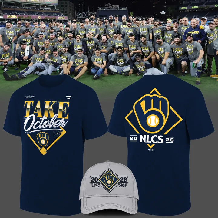 Limited Edition Milwaukee Brewers 2026 Division Series Champions Distressed Locker Room Take October T-shirt