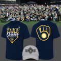 2.Milwaukee Brewers 2026 MLB Division Series Champions Distressed Locker Room Take October T-Shirt