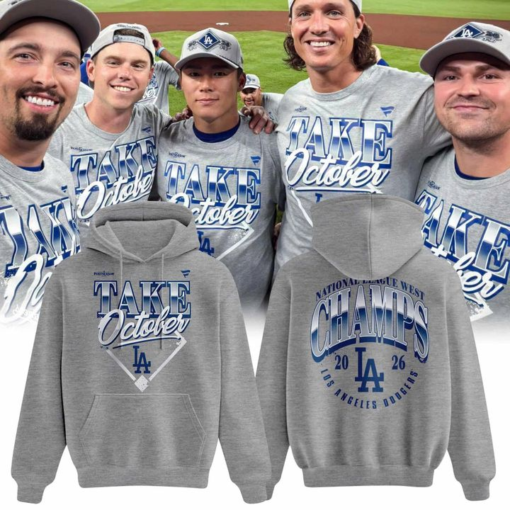 08.06. Perfect NLCS Bound 2026 Los Angeles Dodgers Take October Hoodie