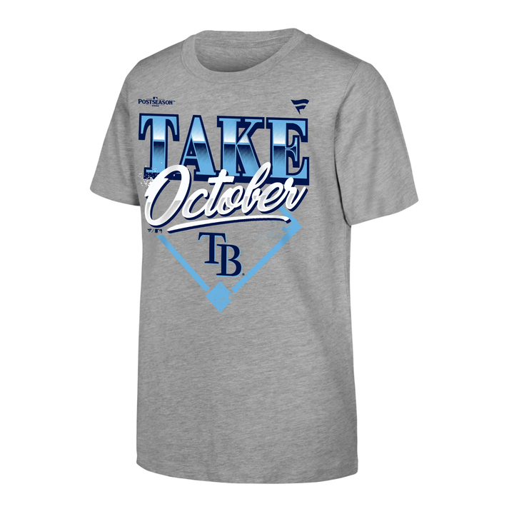 New Tampa Bay Rays Gray 2026 MLB Division Series Champions Distressed Locker Room Take October T-Shirt!