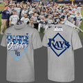 New Tampa Bay Rays Gray 2026 MLB Division Series Champions Distressed Locker Room Take October T-Shirt!