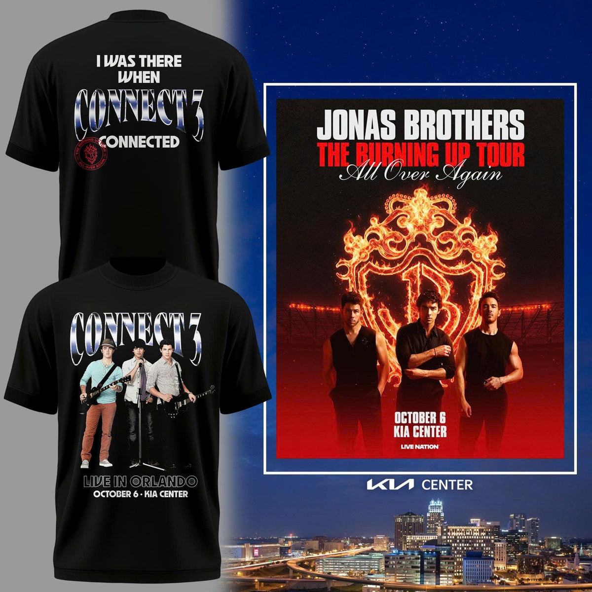 Burning Up All Over Again Orlando T-Shirt