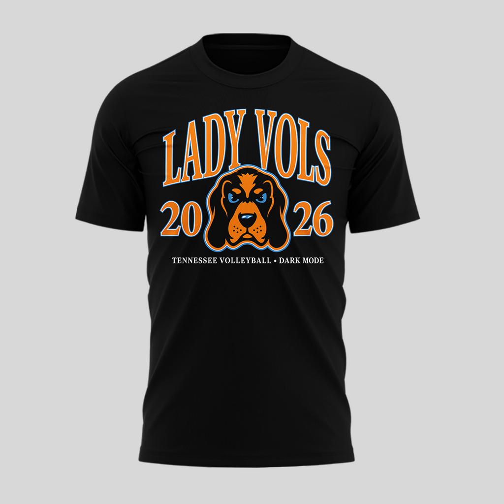 01.Tennessee Lady Volunteers volleyball Dark Mode T-Shirt