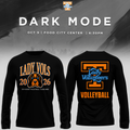 Copy of Tennessee Lady Volunteers volleyball Dark Mode Long Tee