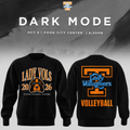 Tennessee Lady Volunteers volleyball Dark Mode SWEATSHIRT