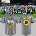01.08. Jersey Milwaukee Brewers Take October - NL Central Division Champions 2026 Baseball Jersey