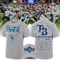 02.04. Exclusive Tampa Bay Rays Take October T-Shirt Team Signatures Print
