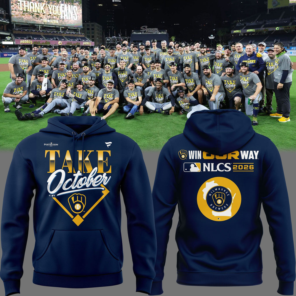 01.11. Perfect Hoodie Milwaukee Brewers Take October - NL Central Division Champions 2026 Hoodie