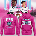 New 2026 Pink Hoodie FIU Panthers football