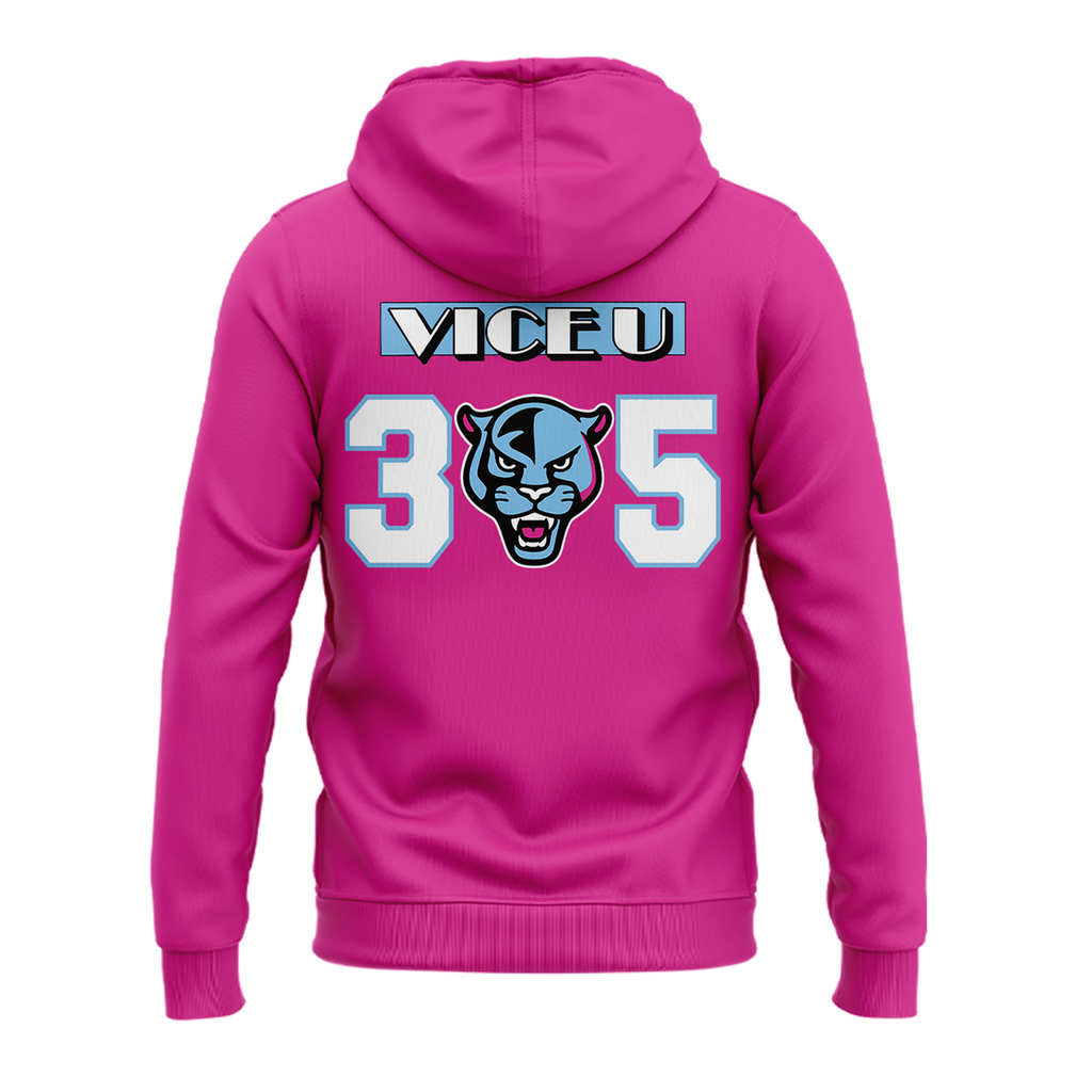 New 2026 Pink Hoodie FIU Panthers football