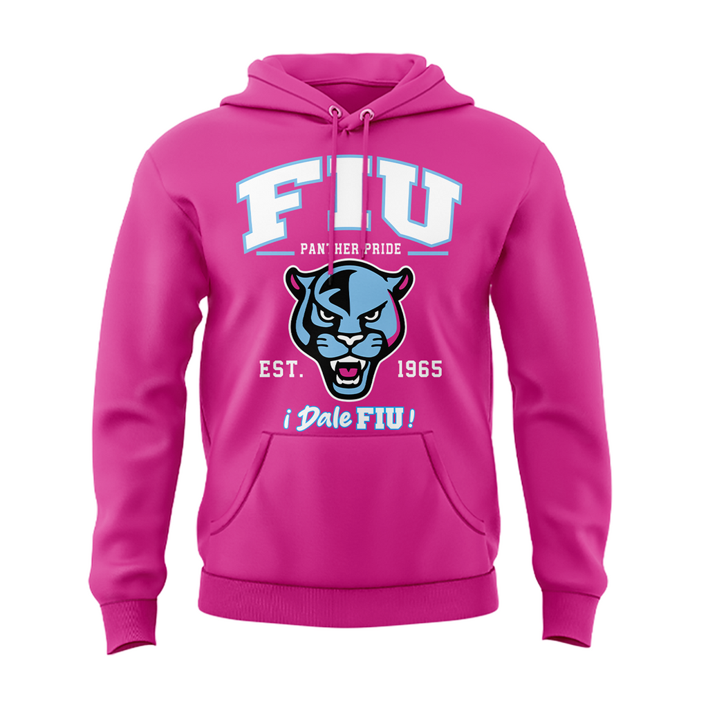 New 2026 Pink Hoodie FIU Panthers football.