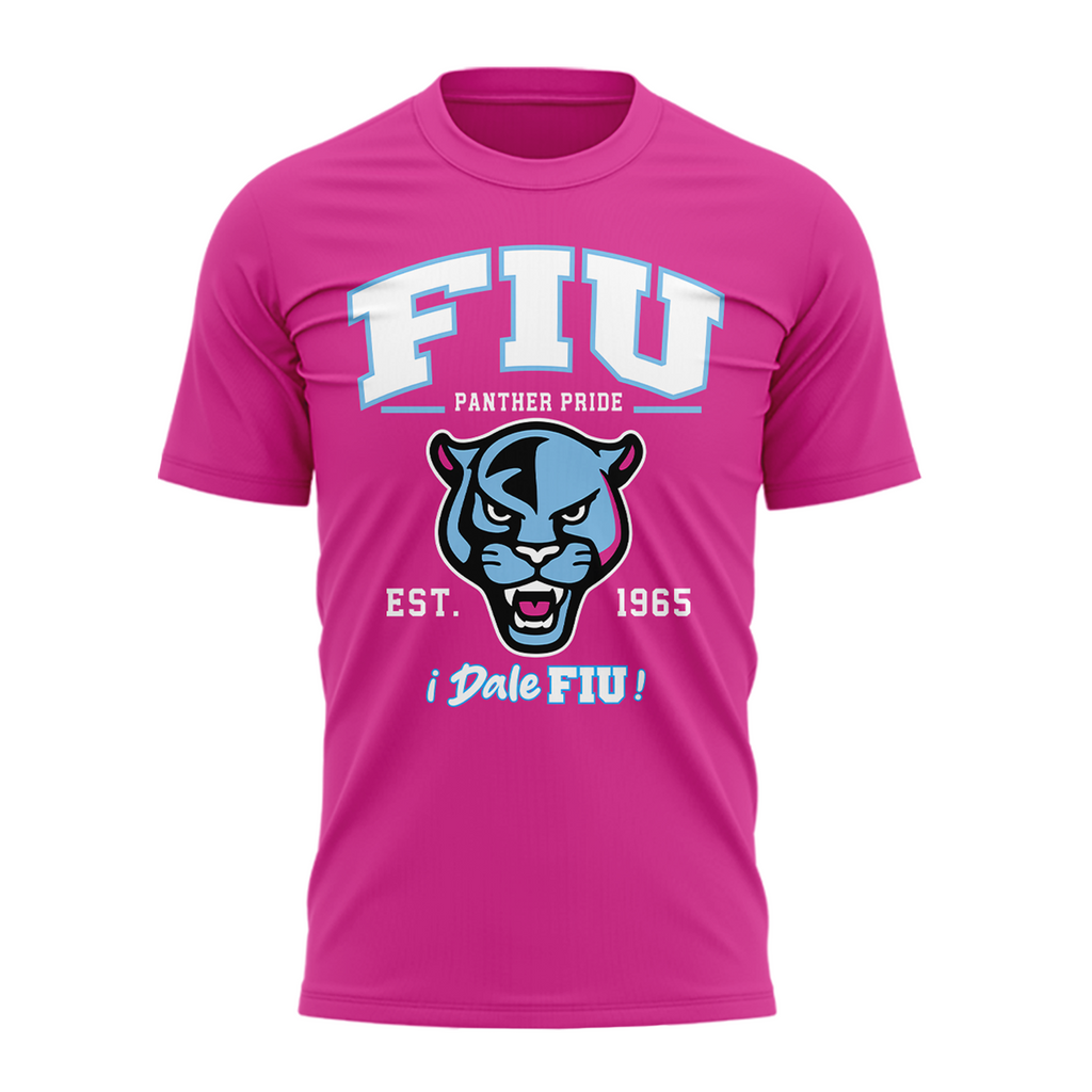 New 2026 Pink T-Shirt FIU Panthers football