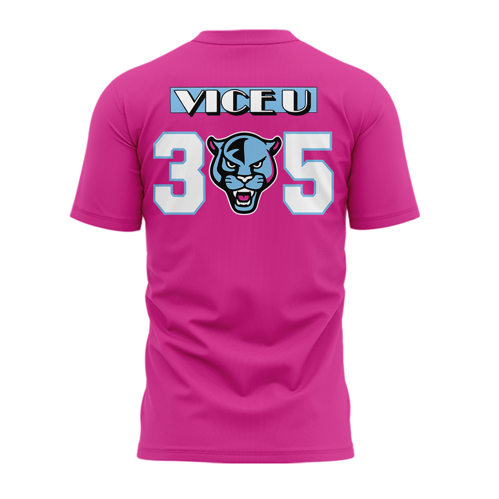 New 2026 Pink T-Shirt FIU Panthers football