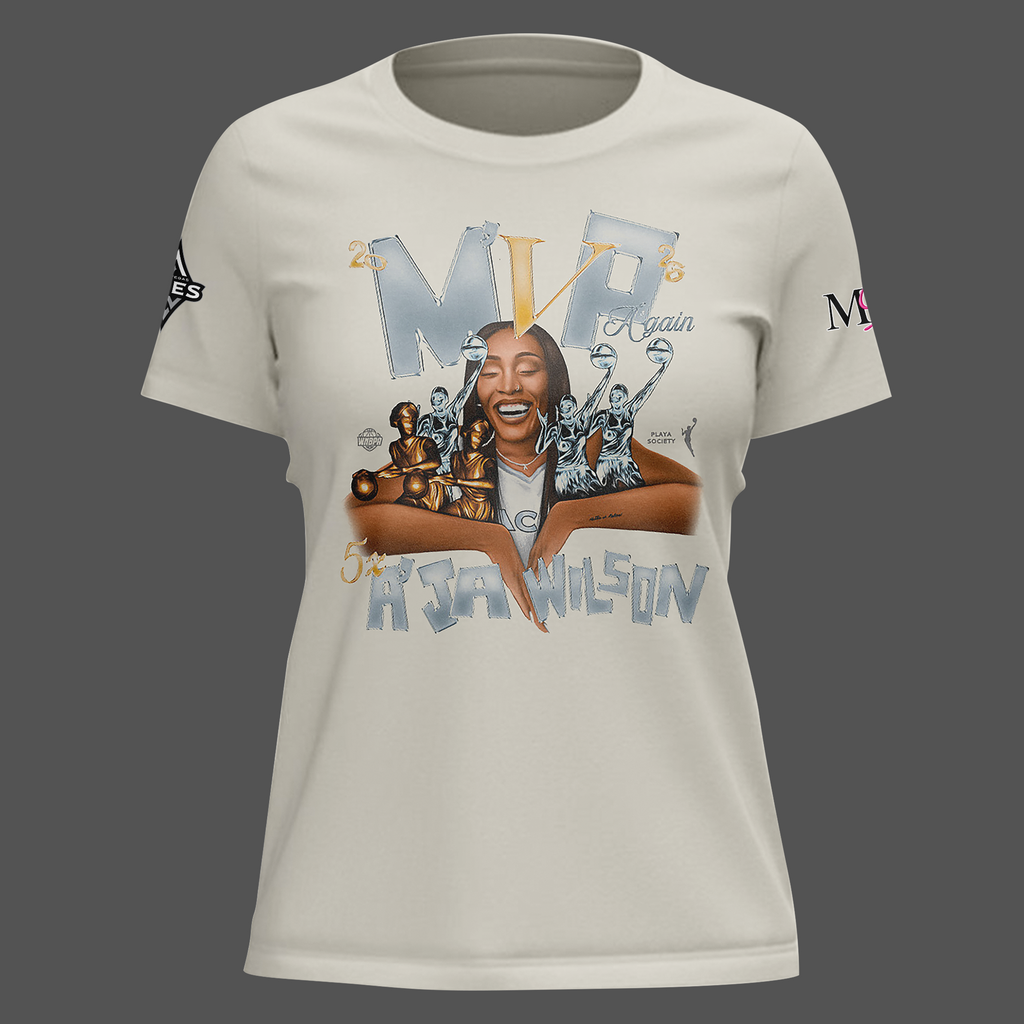 (Women) Limited edition A’ja Wilson 5X M'VP T-shirt