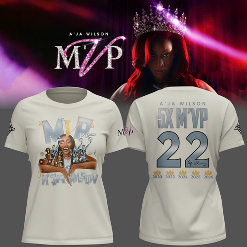 (Women) Limited edition A’ja Wilson 5X M'VP T-shirt