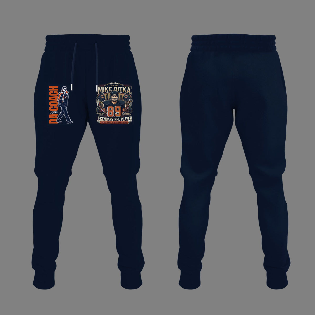 01.30. Hoodie Coach Mike Ditka Chicago Bears - Remembering a Legend - Paying Tribute to Da Coach Hoodie