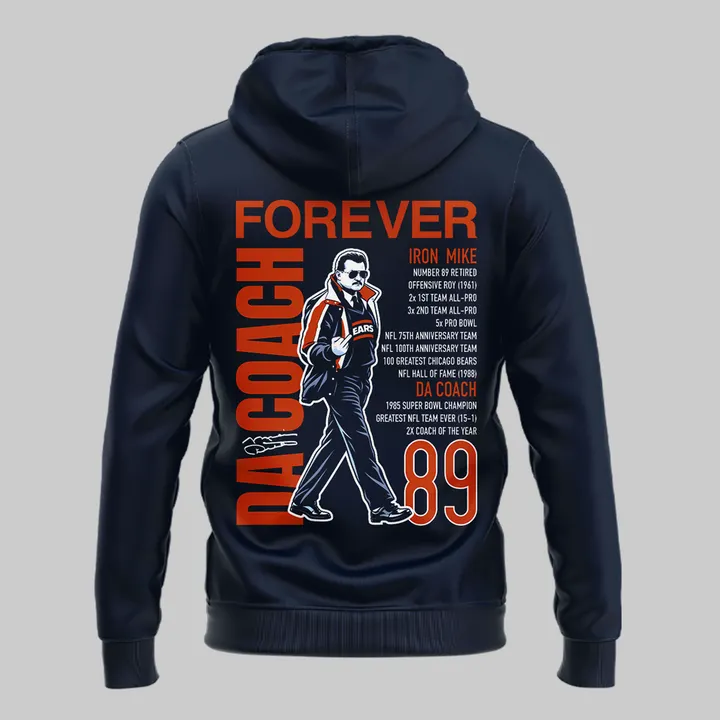 01.16. Coach Mike Ditka Chicago Bears - Paying Tribute to Da Coach Hoodie