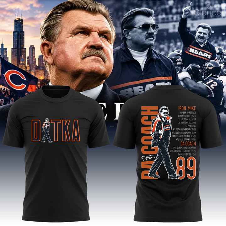 01.19. Navy Shirt Mike Ditka Forever - Chicago Bears Special T-Shirt