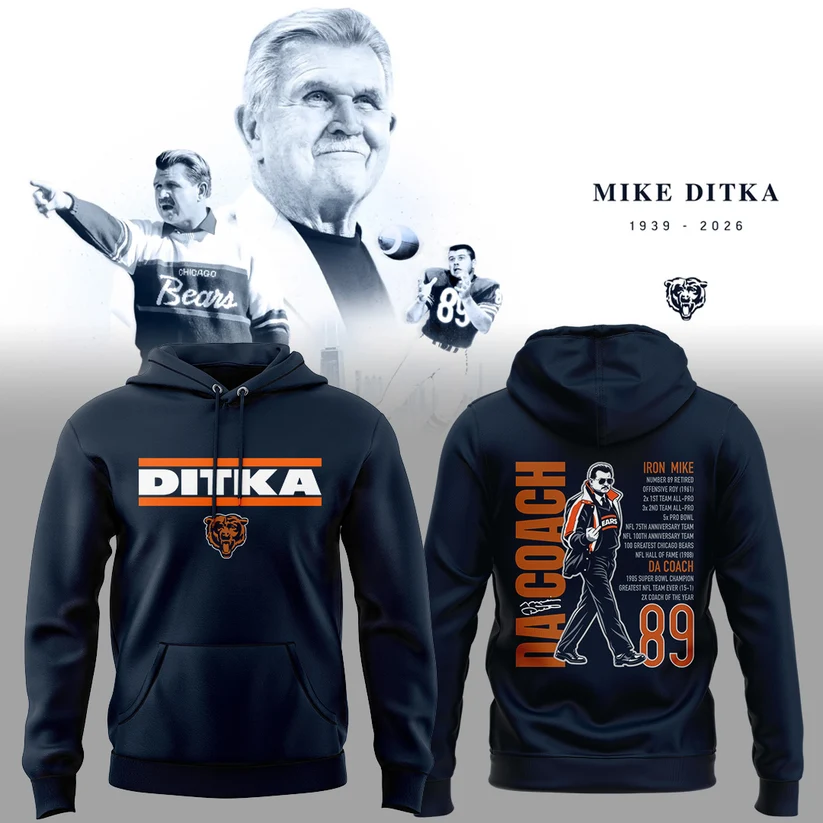 01.22. R.I.P Mike Ditka Thank You For The Memories Hoodie