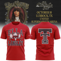 01.Texas Tech Red Raiders x Ella Langley-The Dandelion Tour 2026 T-shirt