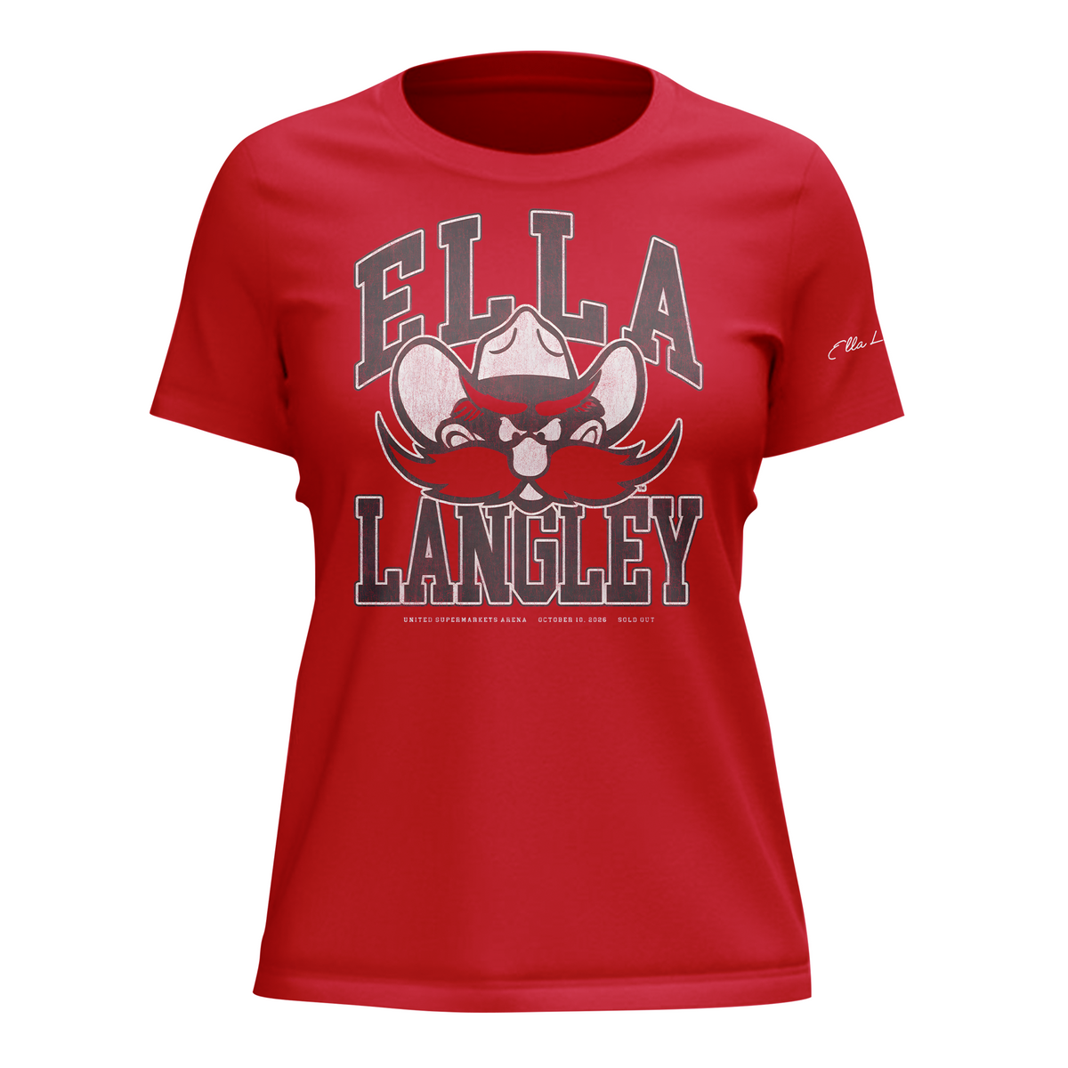(Women)Texas Tech Red Raiders x Ella Langley-The Dandelion Tour 2026 T-shirt