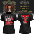 03.(Women)Texas Tech Red Raiders x Ella Langley-The Dandelion Tour 2026 T-shirt
