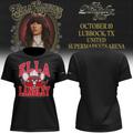 04.(Women)Texas Tech Red Raiders x Ella Langley-The Dandelion Tour 2026 T-shirt