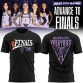 02.Limited edition Golden State Valkyries 2026 WNBA Finals T-Shirt- Black