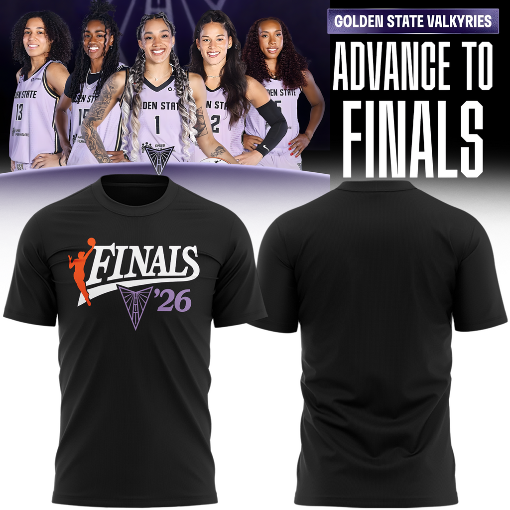 05.Limited edition Golden State Valkyries 2026 WNBA Finals T-Shirt- Black